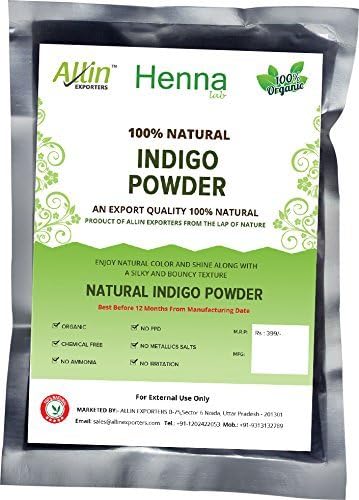 Allin Exporters Indigo Powder, 60g (Pack of 2)