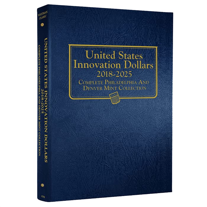 Whitman US Innovation Dollar Coin Album P & D 2018-2025