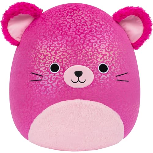 Image of Squishmallows Original 14in Bamantha the Silver-Spotted Plum Jaguar - Official Jazwares Plush (Large)