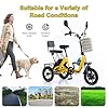 Folding Electric Tricycle for Adults, 3-Wheel Electric Bike with Passenger Seat and Big Basket, 48V 10.4Ah Battery, Max Load 180 Kg #2