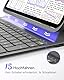 Inateck iPad 10 Generation Hülle mit Tastatur, für iPad 11 Gen. A16 2025 11 Zoll, Air 11 Zoll M3/M2 (2025/2024),Air 5/4, Pro 11 4/3/2/1,QWERTZ,Ultraleichte Tastatur mit Stifthalter,AirTap BK2007