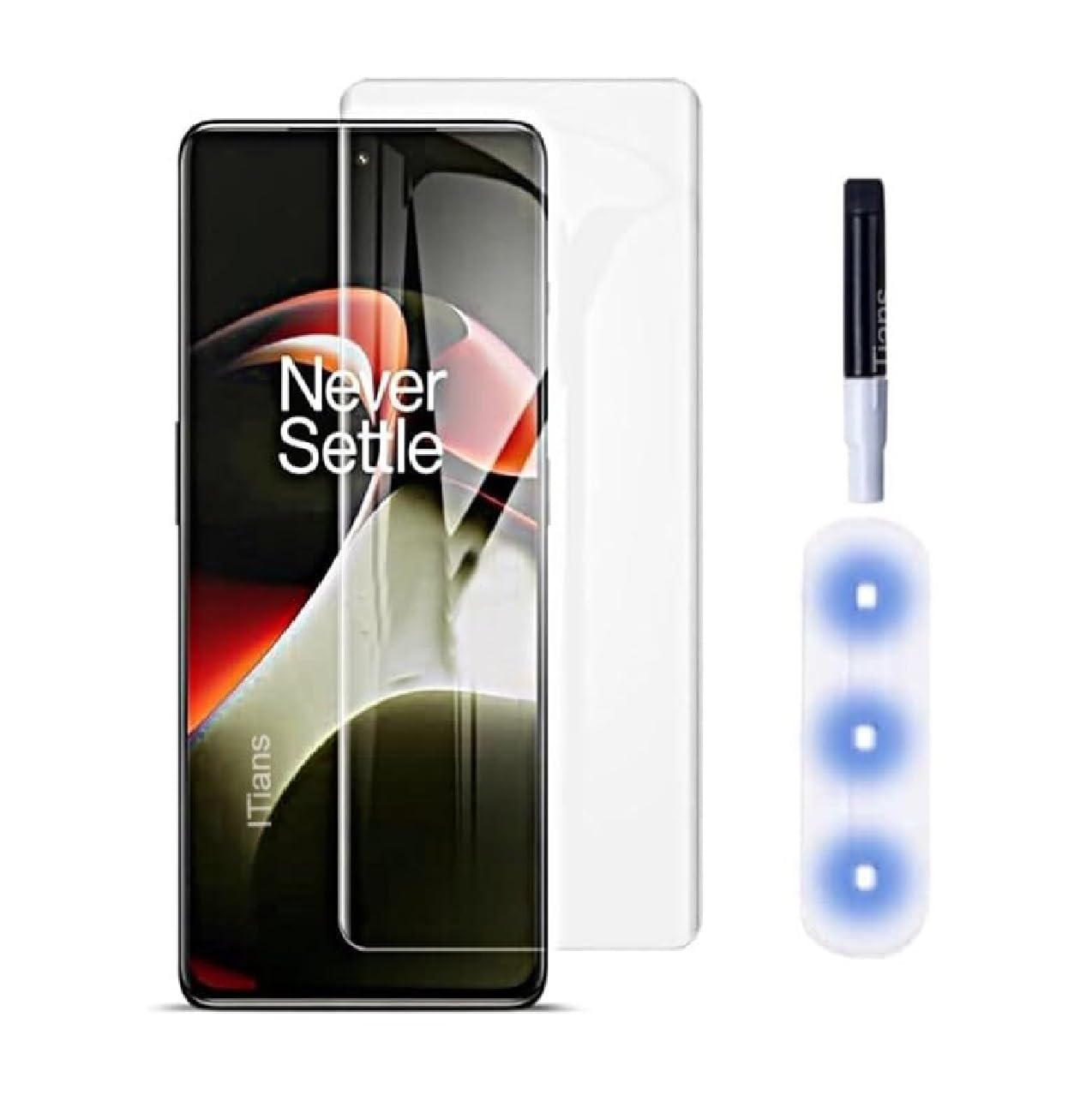 ITians® uv tempered glass guard for Oneplus 11R 5G/11 5G