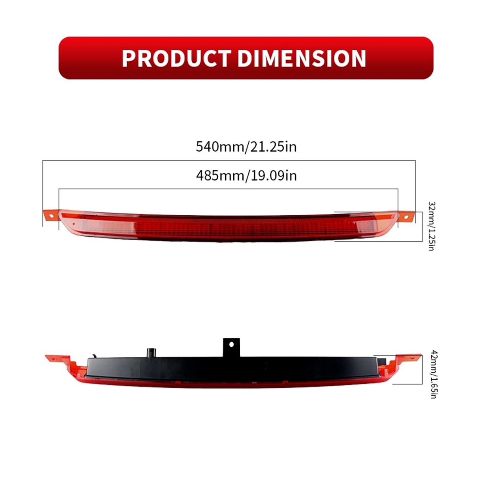 Tercera Luz Freno Tercera Luz De Freno LED De Montaje Alto Para VW Para Golf Luz Freno Trasera | Para Golf 7 limusina 2013 5G para GTI R para e-golf 5GE 2014-up Canbus lámpara parada trasera accesorio coche 5G6945087A