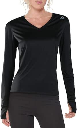 Reebok(リーボック) レディース ランニング エッセンシャル 長袖Tシャツ X-Small ブラック