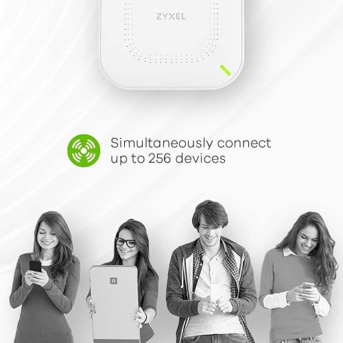 Miniatura 4 de Zyxel Punto de acceso Gigabit inalámbrico WiFi 6 AX1800  Malla, roaming sin problemas y MU-MIMO  Seguridad WPA3-PSK  Administración directa,