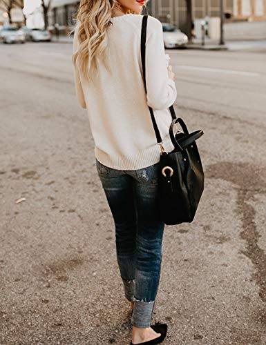 Alsol Lamesa Sweaters For Women Long Sleeve Heart Sweaters Soft Womens Sweaters Crewneck Pullover Sweaters For Women #TOP3