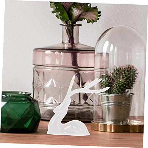 Statue de renne décorative compacte pour meuble et étagère - 5