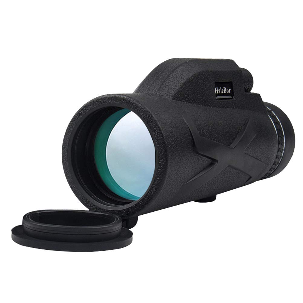 WayJaneDTP 80x100 High Definition Monocular Telescope 18MM Eyepiece Night Vision Waterproof Monocular for Bird Watching Camping Hiking