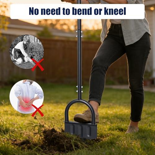 Herramienta manual para bordes de césped de 39 pulgadas miniatura 3