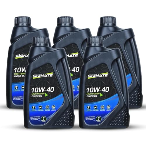 Image of Signate 10W40 Fully Synthetic API SN%20 BS6 Ready Car Engine Oil for Ultra Smooth Drive (5L)