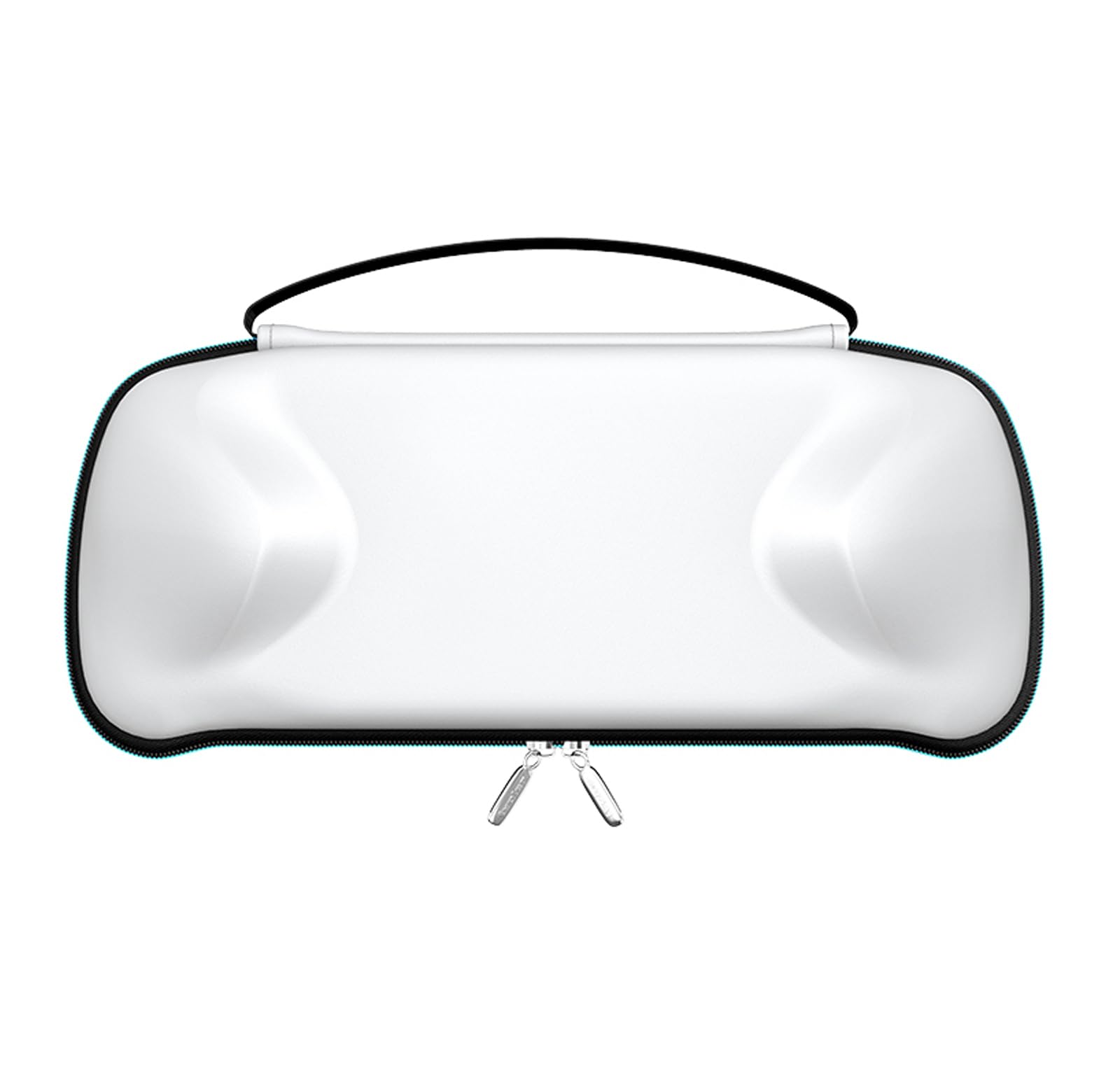 ivoler Tasche für PlayStation Portal Remote Player mit Ladefunktion, [2X Panzerglas] Stoßfeste Hard Shell Tragetasche, Schutzhülle & Zubehör-Set für PS Portal, Schwarz