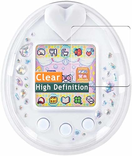 Vaxson Paquete de 3 protectores de pantalla, compatibles con Tamagotchi P s PS TPU protectores de película adhesiva, no vidrio templado, transparente