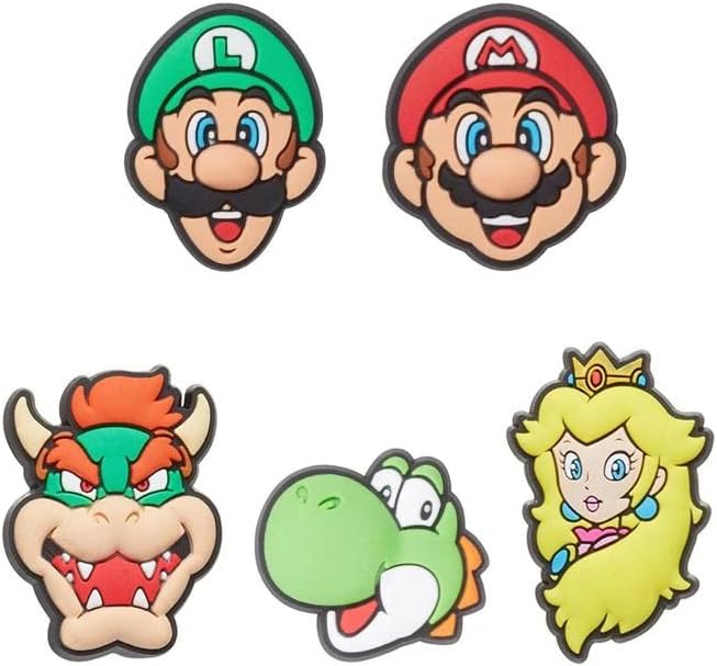 Pack Of 5 Super Mario Jibbitz Charm For Croc