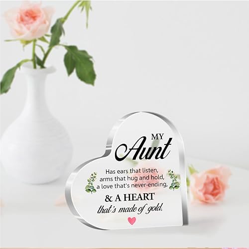 Vista 82 de Regalos para tía, regalos para tía, regalos para tías de sobrina, regalos para tía de sobrina, regalos de la mejor tía del mundo, una figura de Una