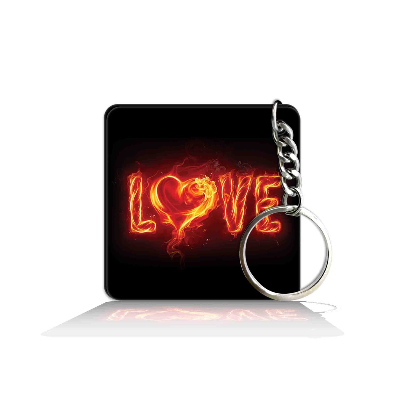 party gift Printed Square Keyring Keychain for Bag Wallet Purse Bike Car Cycle Lock Key House Keys 100-picture-41