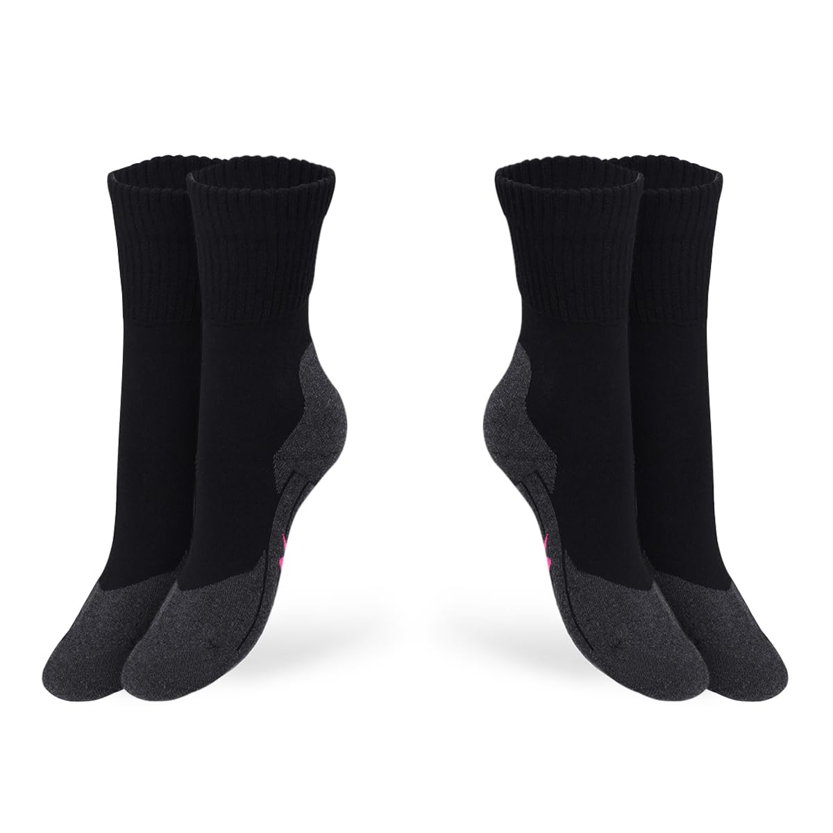 2 Calze Trekking Uomo Anti-Vesciche - Traspiranti, Cotone 80%, Per Escursionismo E Sport - Foto 6