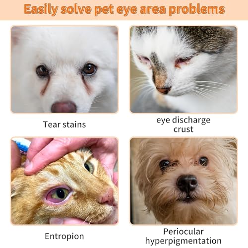 GJYC PET Tränenfleckenentferner-Balsam für Haustiere – 1 oz (30 g) Natürliche, pflanzliche Augenpflege für Hunde und Katzen – reinigt sanft und stellt die strahlenden Augen Wieder her