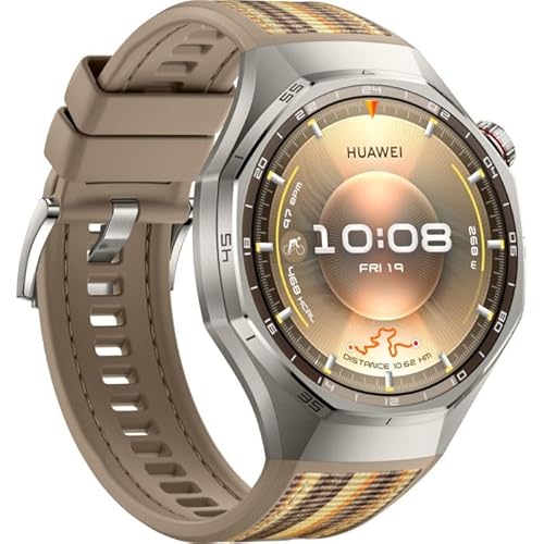 Huawei GT 6 Pro Smartwatch, 46 mm, Titan-Braun