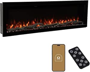 Highmark 60 Inch Smart Linear Electric Fireplace