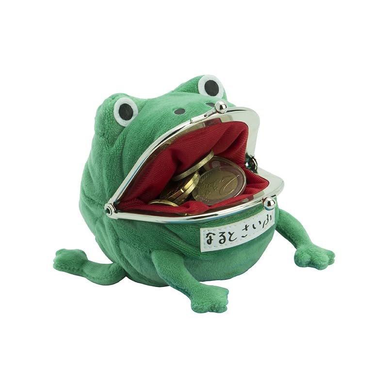 ABYstyle Naruto Shippuden Gama-chan Rana Portamonete Sacchetto Fibbia Metallo Materiale Morbido Anime Manga Accessori Merch Regalo