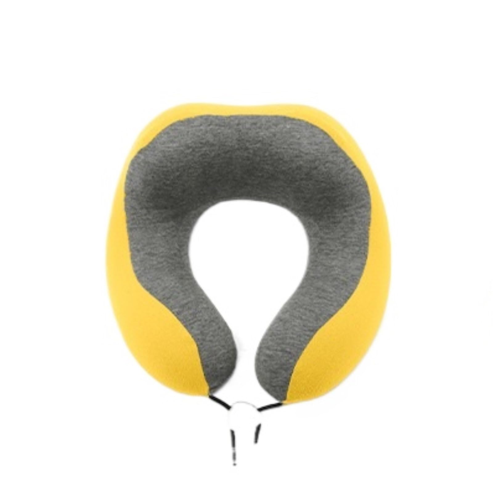 Nackenhörnchen Flugzeug Tragbares Nackenkissen Mit Langsamer Rückstellkraft, U-förmig Zugreise Büro Nickerchen(Yellow)