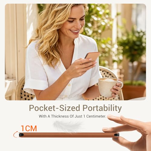 Image of CoBak Magnetic Case for XTEINK X4, Ultra-Lightweight Protective Cover for Xteink X4 E-Reader, Secure Magnetic Attachment(Brown)