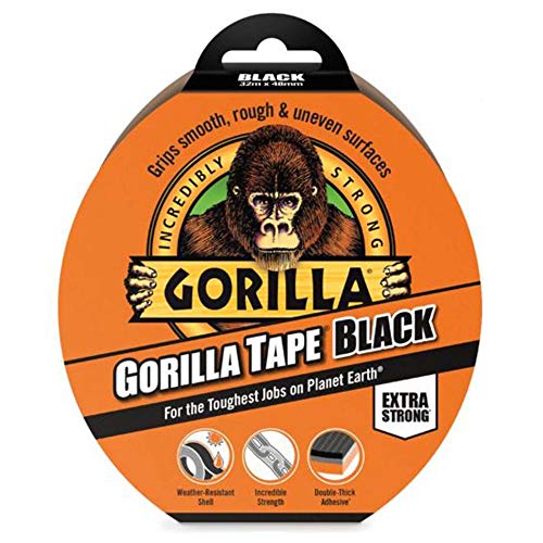 Gorilla GOR3049011 GTB32 Gaffer & Builders Tapes, Zwart, Pack - 1