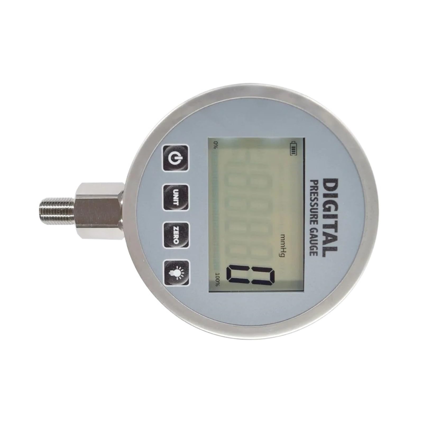 Edelstahl-Manometer, Genauigkeit 0,2. Digitales hydraulisches Manometer, Wassermesswerkzeuge(-1bar-4bar)