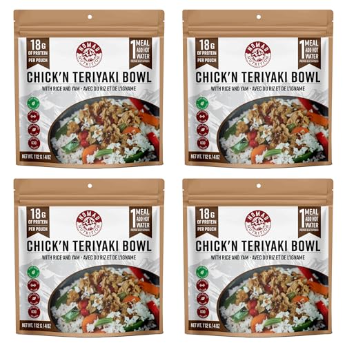 Nomad Nutrition Chick'n Teriyaki Bowl Pack of 4 | Instant