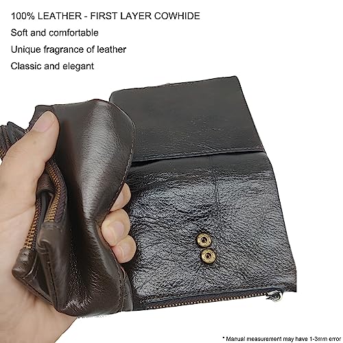 Men's RFID Trifold Wallet - Money Clip Wallet - Wallet for Men - Men's Billfold and Passcase Wallets - Anti Theft Security - Minimalist Mini Durable Slim Men’s Wallet4