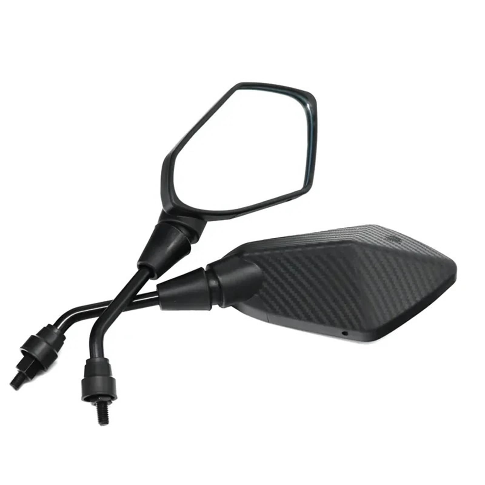 2 sztuk/para lusterko motocyklowe skuter e-bike lusterka wsteczne Electrombile tylna strona wypukła 8mm 10mm Lusterka kierownicy(8mm Screw)