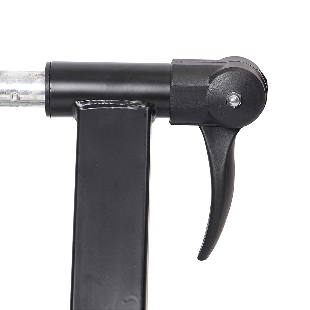 Bakaji Vélo Trainer Intérieur Support Rouleau Magnétique 6 Niveaux de Résistance Entraînement Cardio Fitness Montagne en Acier Pieds Réglable Structure Pliable
