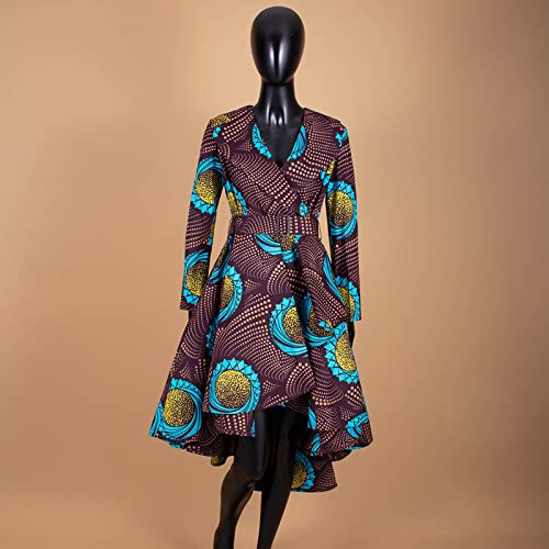 African Clothing for Women Long Coats Fashion Ankara Print Jacket Outwear Cotton Africa Dashiki Outfits Party Wear2