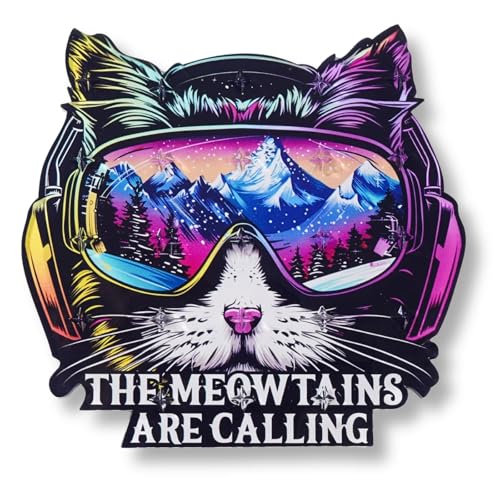 devembr Snowboard Stomp Pad for Cat Lovers, Cool Stomp Pads Snowboarding with 3D Bumps Design, PVC Material