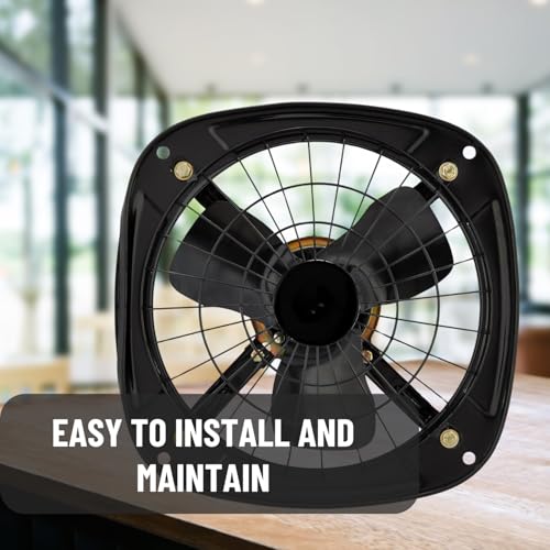 Image of Drumstone [𝟏𝟓 𝐘𝐄𝐀𝐑𝐒 𝐖𝐀𝐑𝐑𝐀𝐍𝐓𝐘 High-Speed Exhaust Fan - 3 Heavy-Duty Blades, Rust-Resistant Body, Consistent and Efficient Air Delivery, Perfect for Modern Homes and Small Spaces