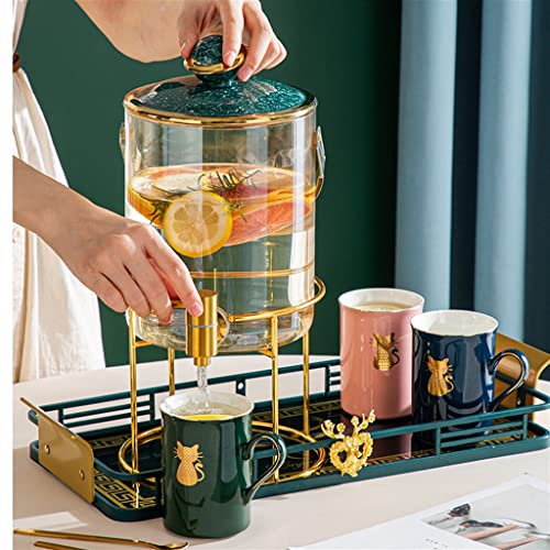 Set de Jarras de Vidrio con Grifo 6 Vasos miniatura 3
