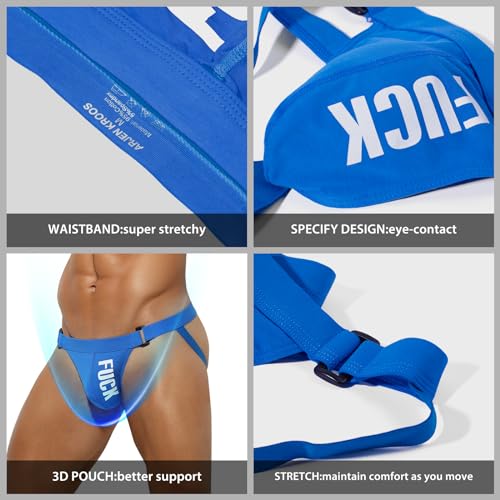 Arjen Kroos Men's Jockstrap Underwear Sexy Cotton Jock Strap Briefs3