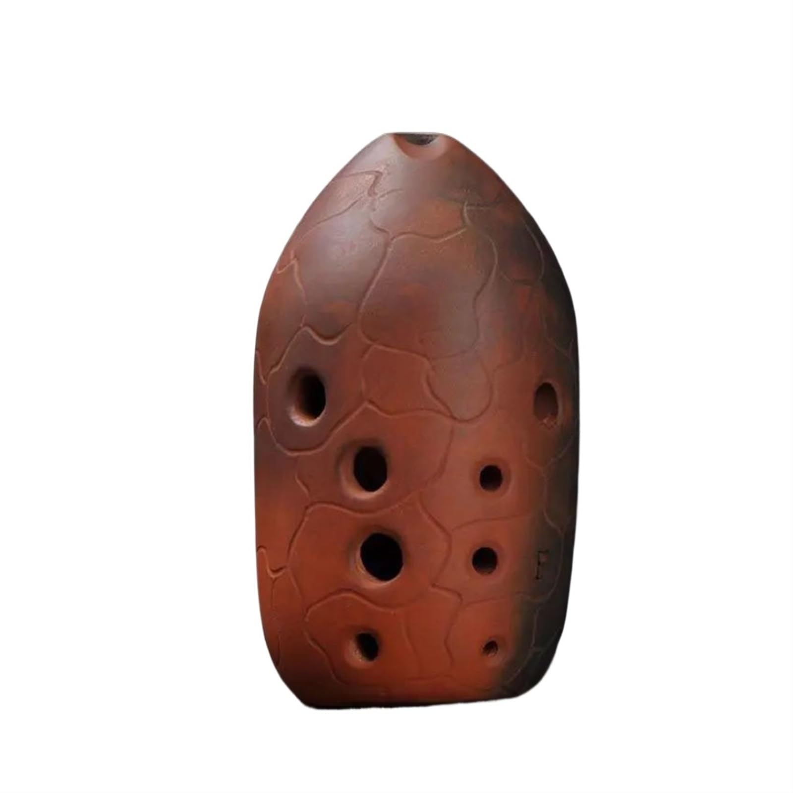 Instrument ocarina, Dorosły Początkujący 10 Otworów Dwukomorowa Ceramika Xun Ocarina Wypalana w piecu F/G Ton L/R Ręka(F Left Hand)