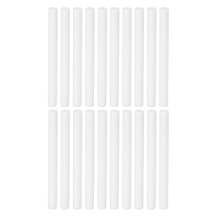 PATIKIL Humidifier Cotton Filter Sticks, 20 Pcs Refill Sticks Filter Wicks Replacement for USB Mini Humidifiers Portable Diffuser (3.15'' x 0.28''), White