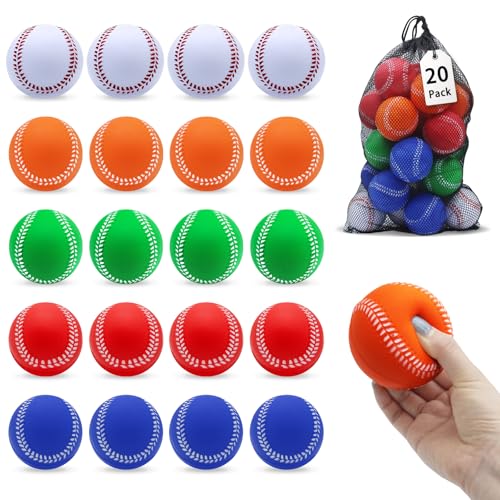 Magicorange Foam Baseballs, 20 Pack Practice Training...