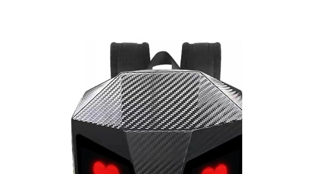 Motorrugzak voor Heren, DIY Programmeerbare LED-rugzak met Grote Capaciteit Harde Schaal 3D Waterdichte Koolstofvezel Getextureerd Kleurenscherm Digitale Laptoprugzak met USB-poort Motorrugzak voor Heren, DIY Programmeerbare LED-rugzak met Grote Capaciteit Harde Schaal 3D Waterdichte Koolstofvezel Getextureerd Kleurenscherm Digitale Laptoprugzak met USB-poort