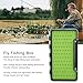 Gavigain Fly Fishing Box Portable Transparent Impact Silicone Fly Box Large Capacity for Outdoor Fishing (Large Size)