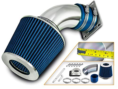 Rtunes Racing Short Ram Air Intake Kit + Filter Combo BLUE Compatible For 98-01 Ford Ranger / 98-01 Mazda B3000 3.0L V6