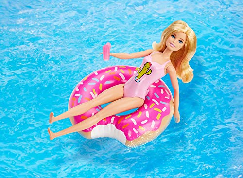 Barbie Exklusives Kombi-Angebot: Barbie GHL91 - Barbie Puppe und Pool Spielset mit Rutsche und Accessoires + Barbie… – Bild 4