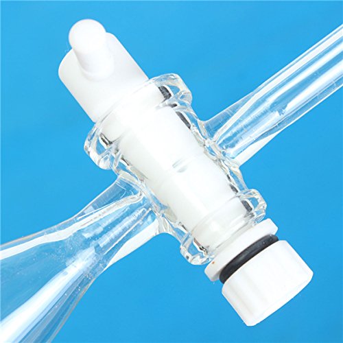 ChaRLes 500ml 24/29 Gelenke Laborglas-Birnenform-Trenntrichter mit PTFE-Absperrhahn