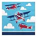 Big Dot of Happiness Taking Flight - Airplane - Vintage Plane Baby Shower or Birthday Party Luncheon Napkins (16 Count)