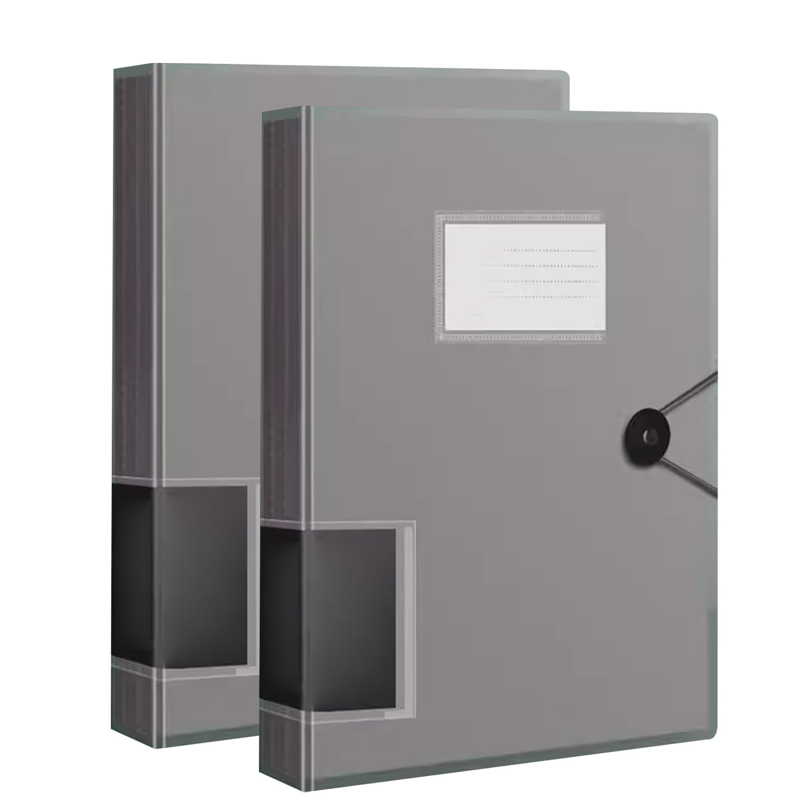 Teczki A4 Zestaw teczek ekspozycyjnych A4, 2 sztuki w kolorze czarno-białym, 310x230 mm