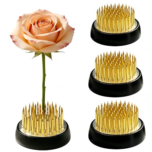 Flower Frogs 34mm/1.34inch Diameter Kenzan Japanese Ikebana Kenzan Flower Pin Frog Ikebana Flower Arrangement Holder (4pcs)