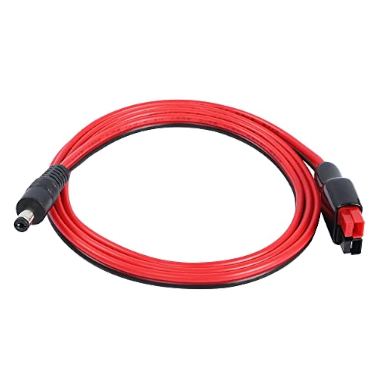 QIANRENON 45A Connector to DC Solar Extension Cable DC5525 (5.5 x 2.1mm) to Solar Panel Power Plug Adapter Connector 16AWG for Portable Generator