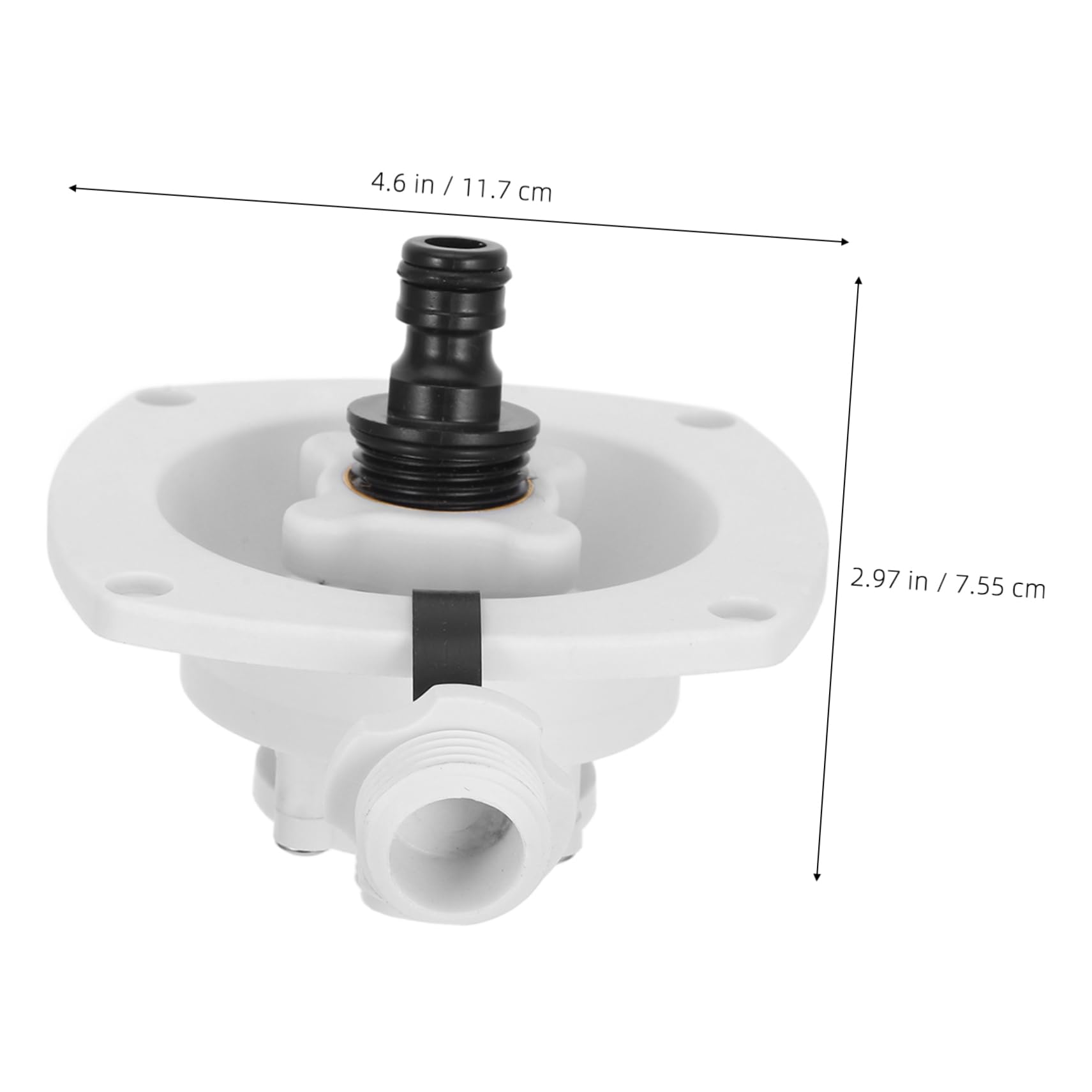SOLUSTRE 5piezas Tapa De De Agua Para Rv y Remolques Tapa De Entrada De Agua Adaptador Accesorio De Modificación Para Vehículos Recreativos Construcción Diseño Elegante y